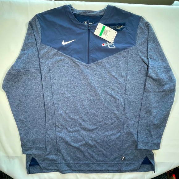 Nike Navy Authentic Collection Game Time Performance Long Sleeve - Picture 8 of 14